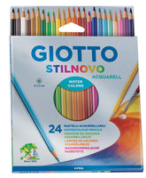 LAPIZ ACUARELA GIOTTO STYLNOVO 24 COLORES SURTIDOS | 1 UNIDADES | (FILA)